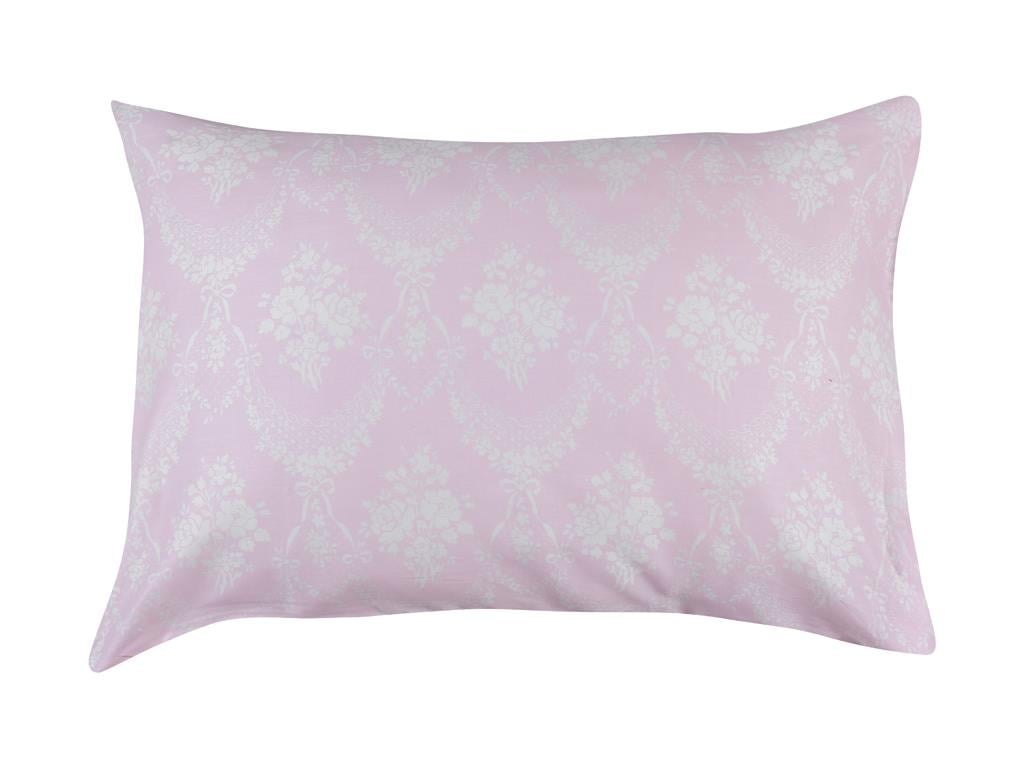 Trandafir frumos  Satin bumbac Set 2  FAȚĂ DE PERNĂ 50x70 cm Pink