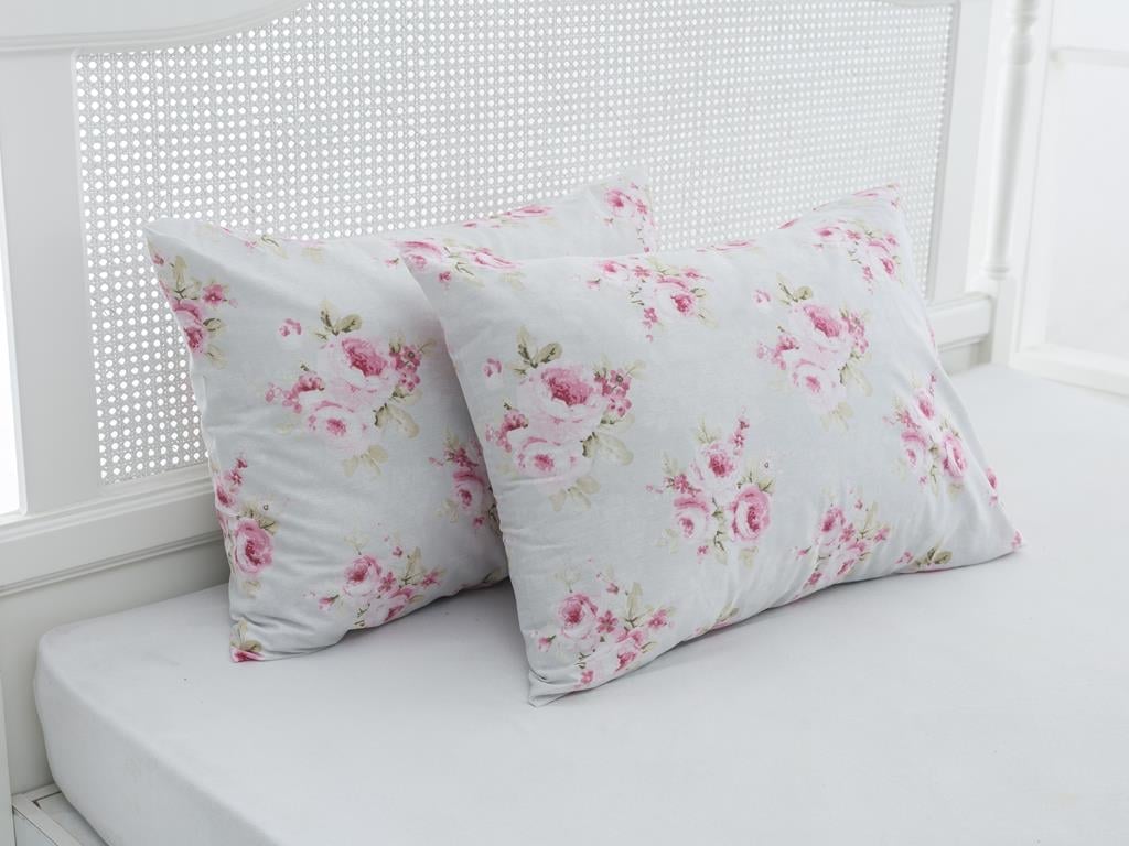 Trandafir greu Cottony Set 2  FAȚĂ DE PERNĂ 50x70 cm Rose Color