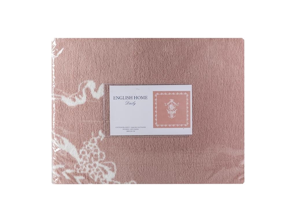 Trandafir har Cottony Double Person  PĂTURĂ 200x220 cm Powder Pink.
