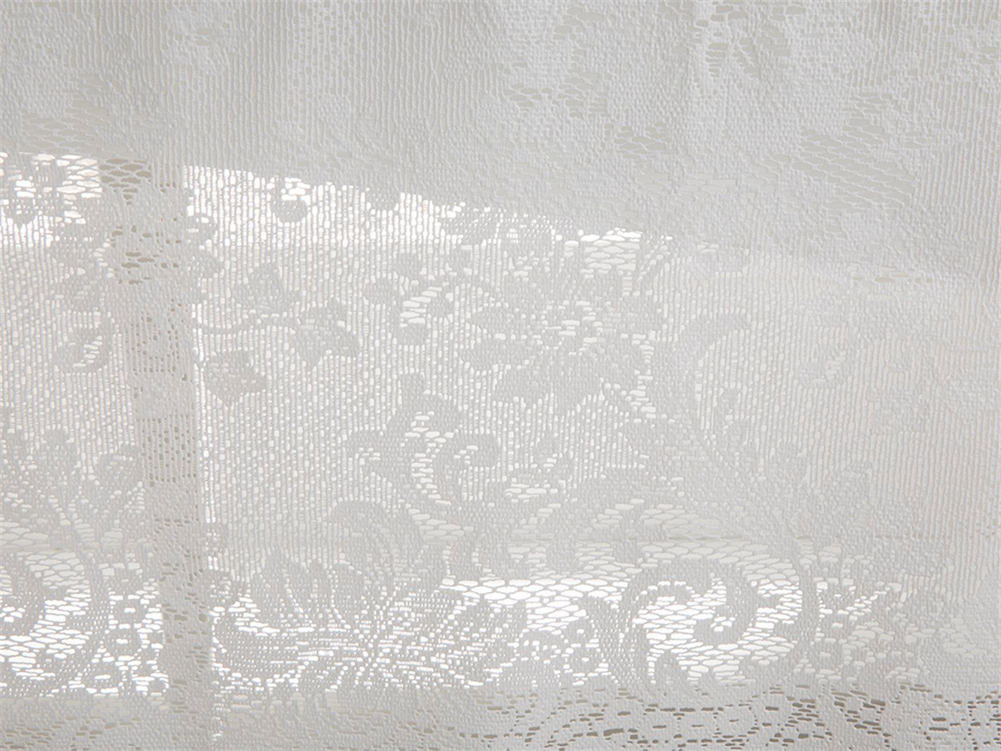 Trandafir mare Guipure  137x182 cm Alb