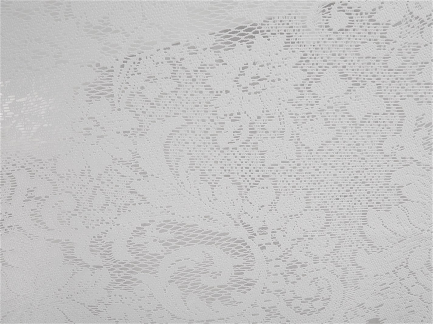 Trandafir mare Guipure În formă ovală 152x228 cm Alb