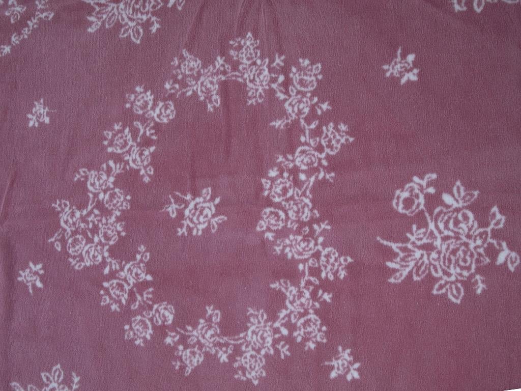 Trandafir zdrobit Cottony For One Person  PĂTURĂ 150x200 cm Pink