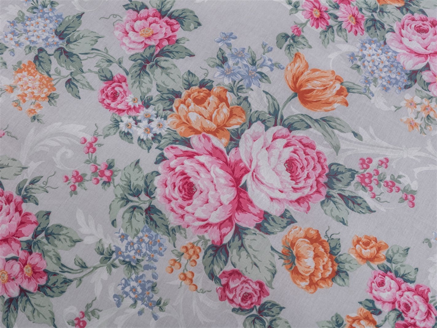 Trandafiri de toamnă  Persoană dublă 200x220 cm Roz
