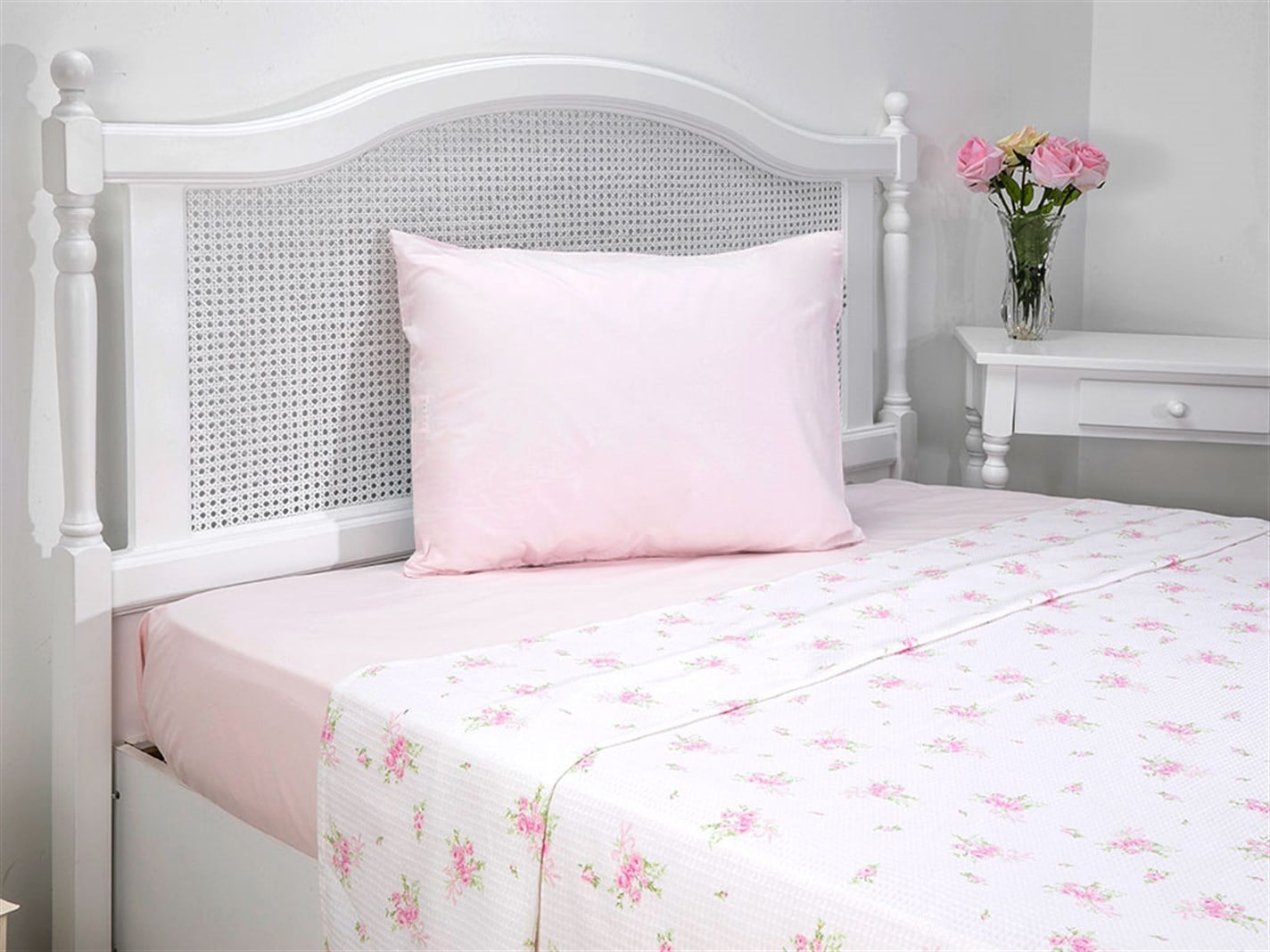 Trandafiri de vis  Pentru o persoana 150x220 cm Roz