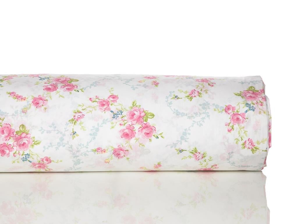 Trandafiri esențiali Cottony For One Person  LENJERIE DE PAT 160x220 cm Pink