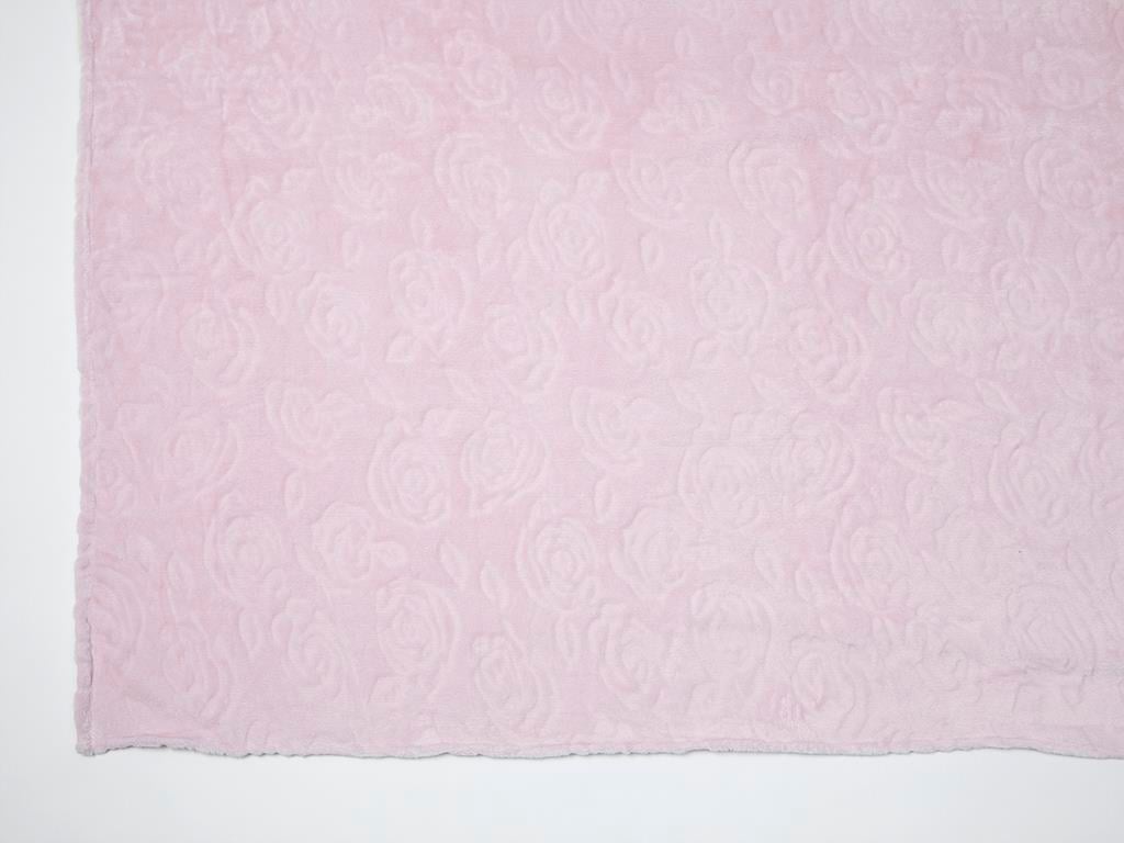 Trandafiri  Ultrasoft Double Person  PĂTURĂ 200x220 cm Pink