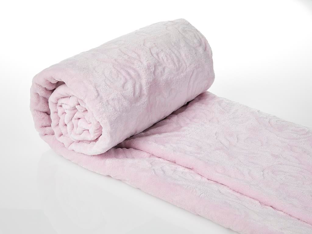 Trandafiri  Ultrasoft Double Person  PĂTURĂ 200x220 cm Pink