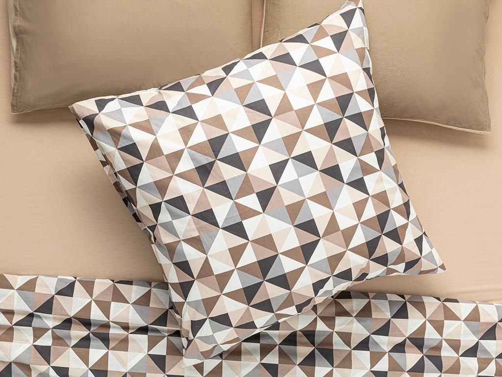 Trigon Cottony  Unic  FAȚĂ DE PERNĂ 80x80 cm Gray-Beige