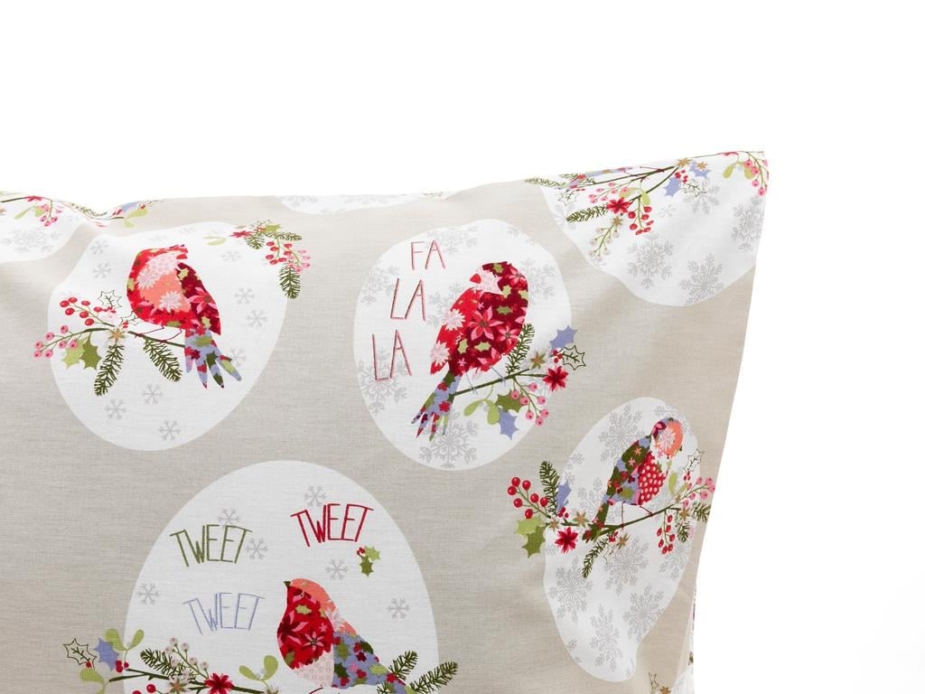 Tweet de pasăre For One Person  SET LENJERIE DE PAT 160x220 cm Beige