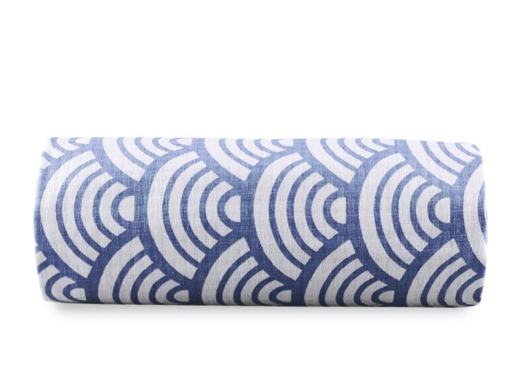 Valurile mării  Cu imprimeu Pentru o persoana  CUVERTURĂ 150x220 cm Albastru