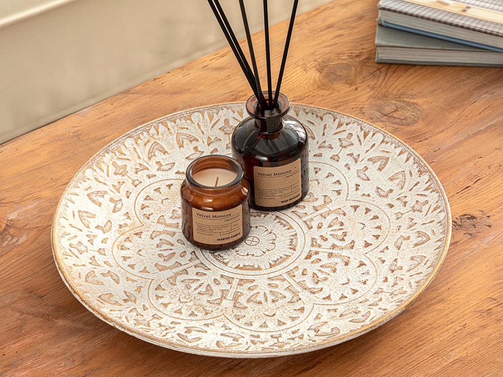 Vega  PLATOU DECORATIV 40x40x3 cm Brown,