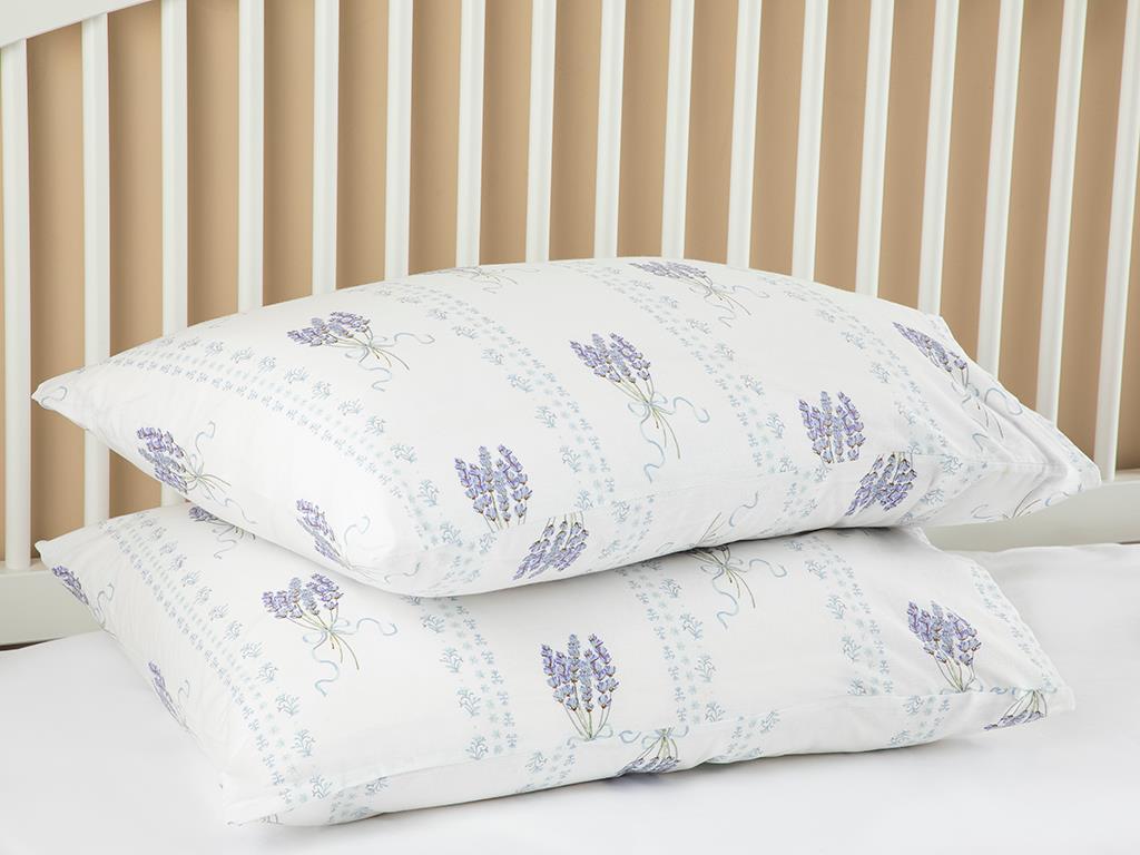 Vintage Lavender Cottony Set 2  FAȚĂ DE PERNĂ 50x70 cm Lavandă