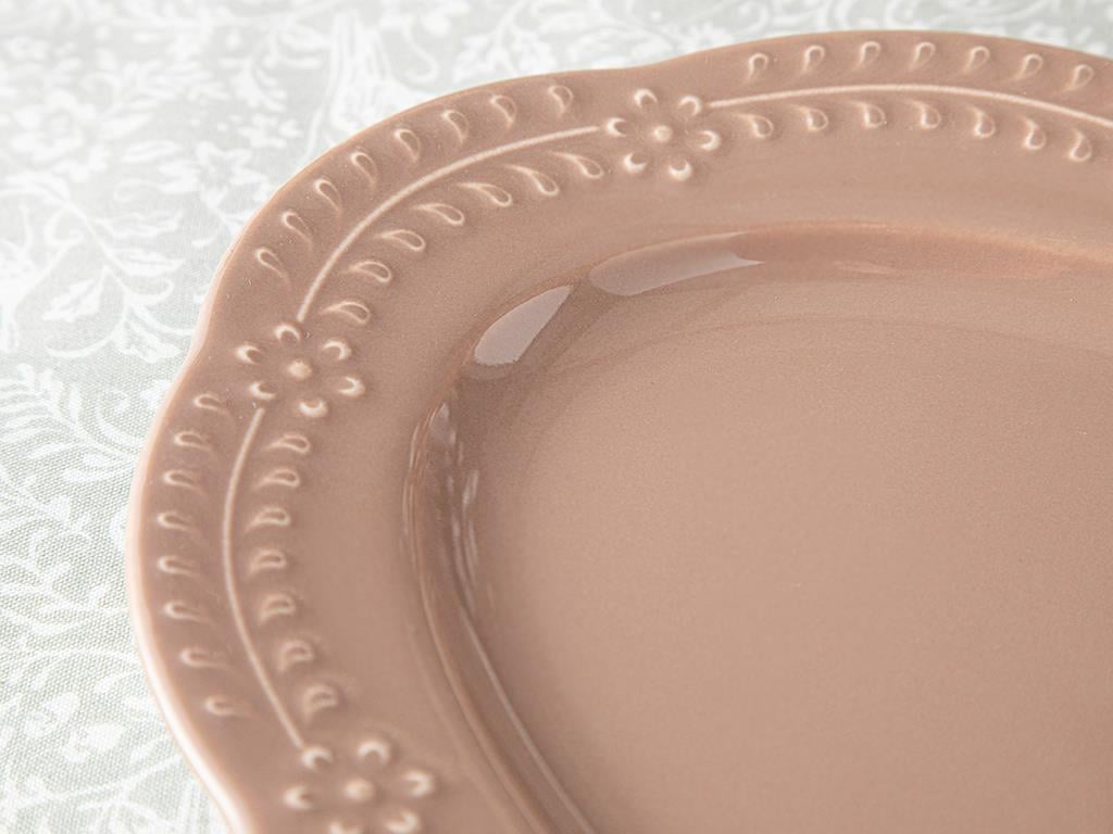 Viyana Porcelain Platter 30 cm Rose Color