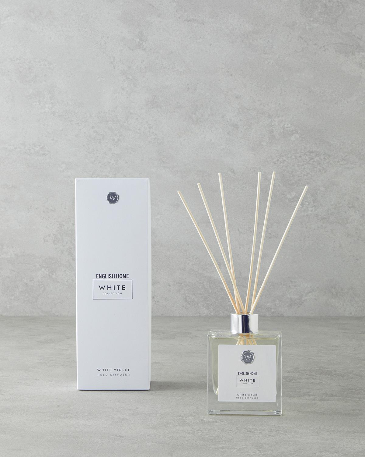 White violet Parfum De Cameră Cu Bețișoare 100 ml Alb