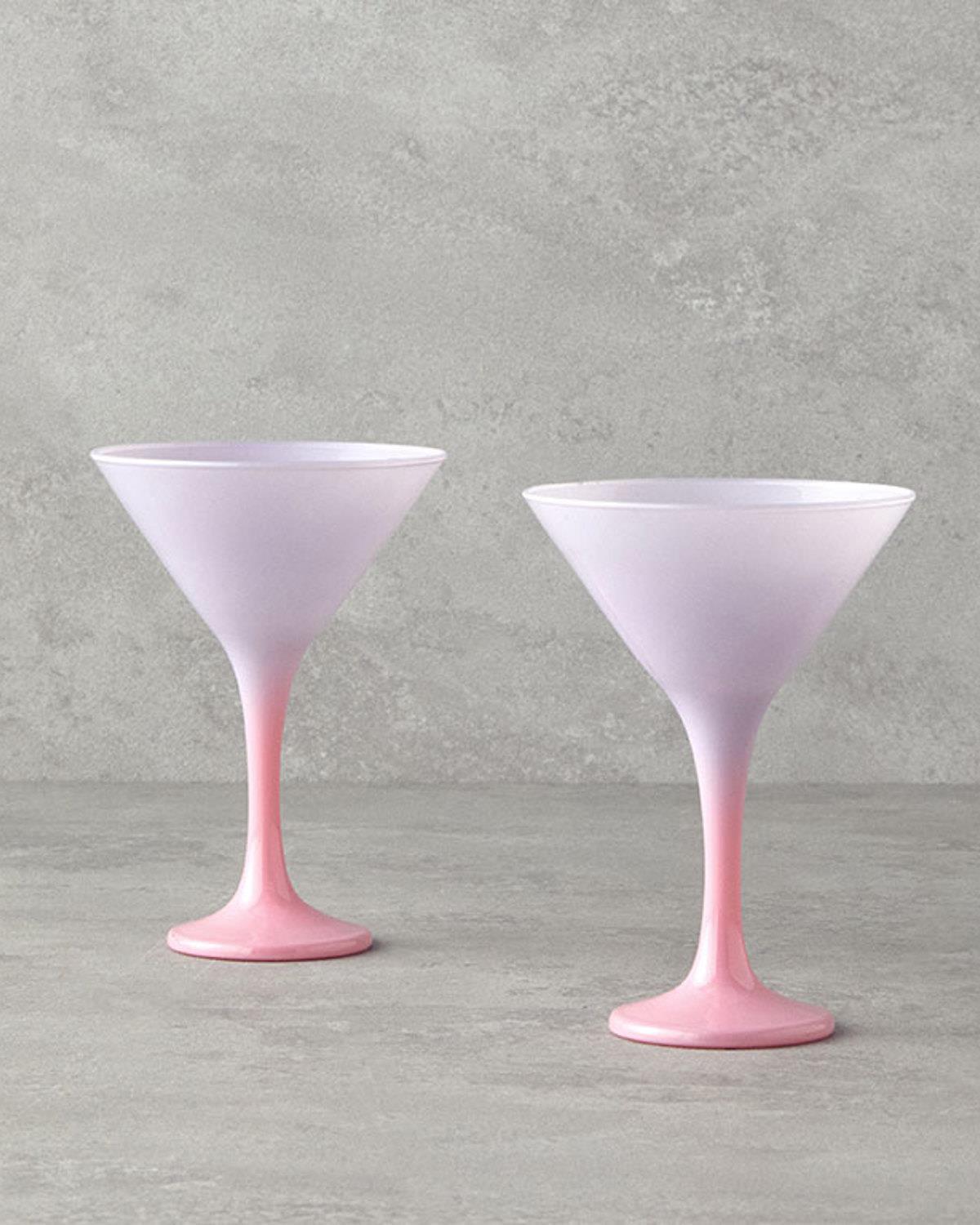 Sticlă 2 piese 2 persoane Cană 175 ml Roz - Lila