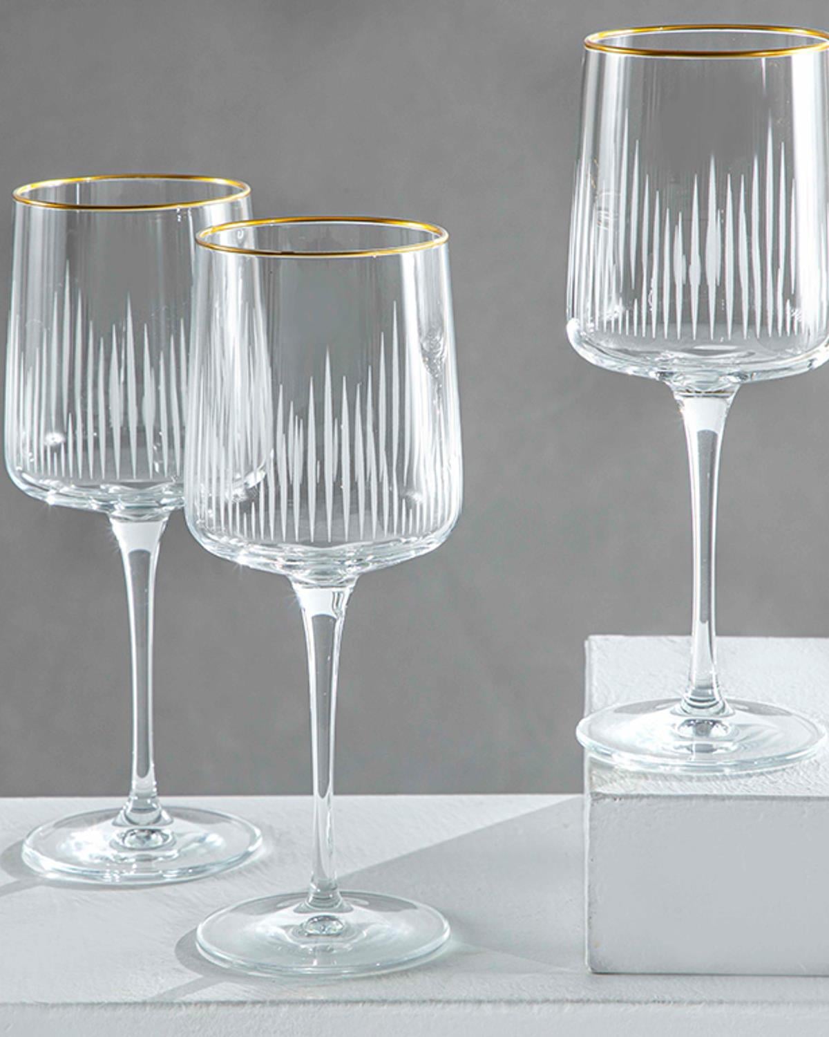 Zett Glass 3 Set Glass 320 ml Gold
