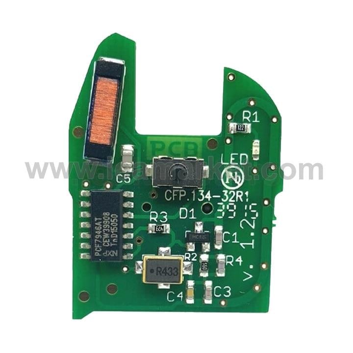 IEARNB102EAFTERMARKET 1 BUTON ID46 433MHZ  BOARD
