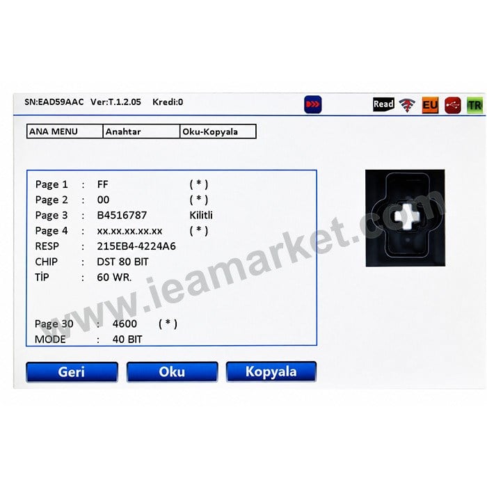 OEMKIR110ORJ. KIA SPORTAGE 3 BUTON 4D 60 BIT 434MHZ