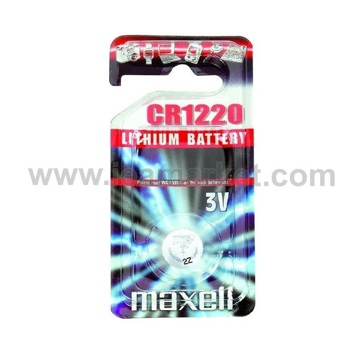 Piller1220-MAXELLMAXELL LITHIUM CR 1220 PİL (ADET FİYATI)