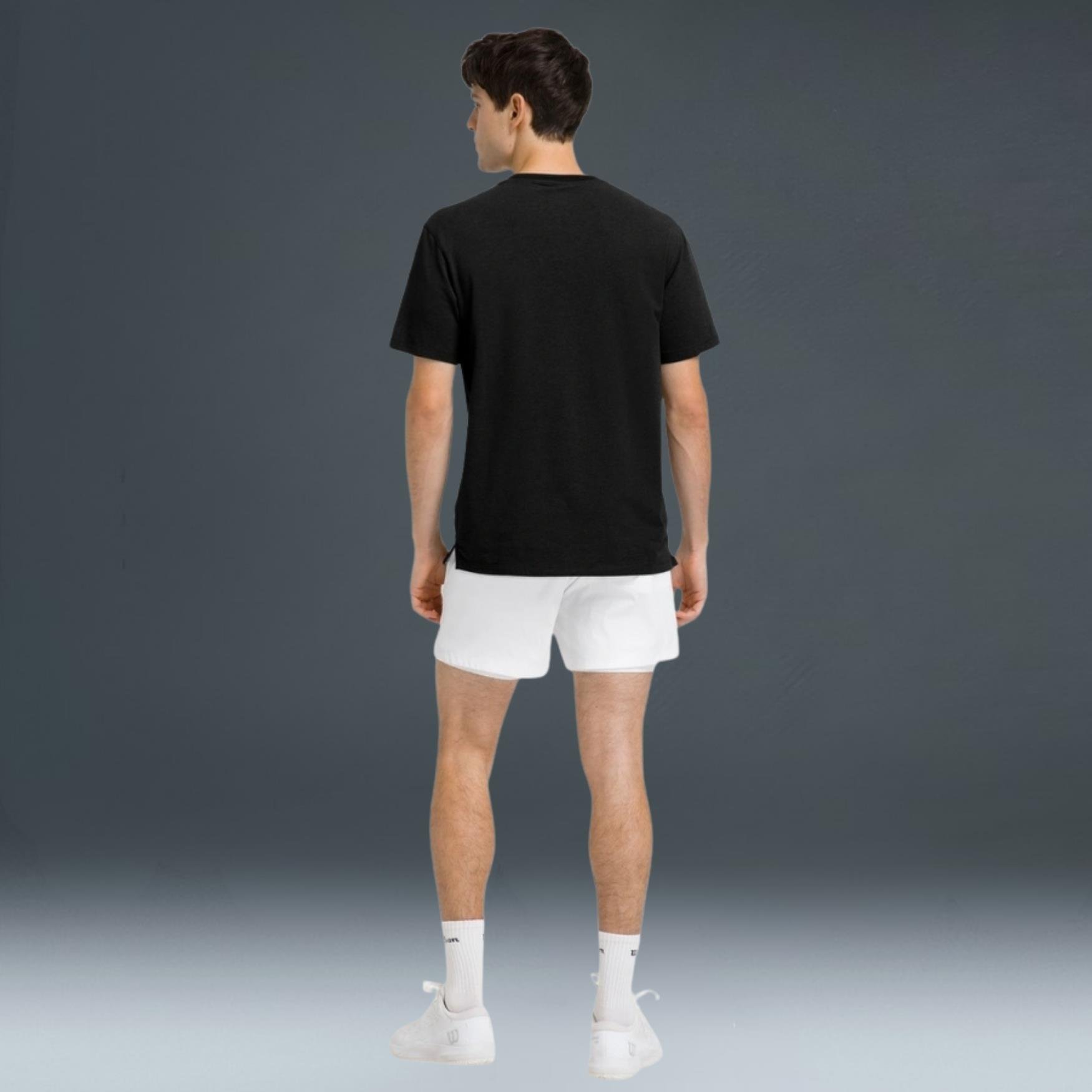  Wilson Team Graphic Tee Black Script 