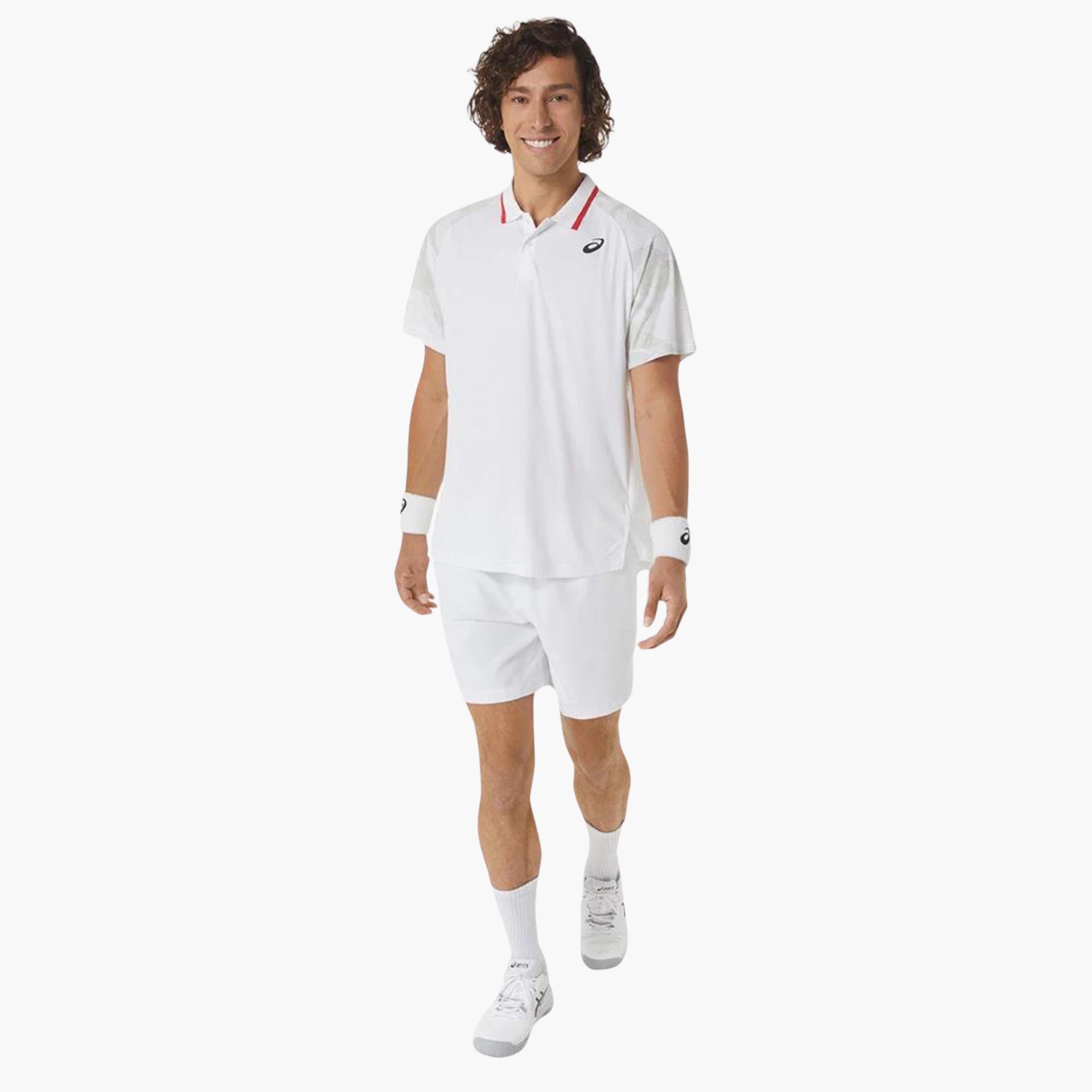 Asics Men Court Graphic Polo T-Shirt
