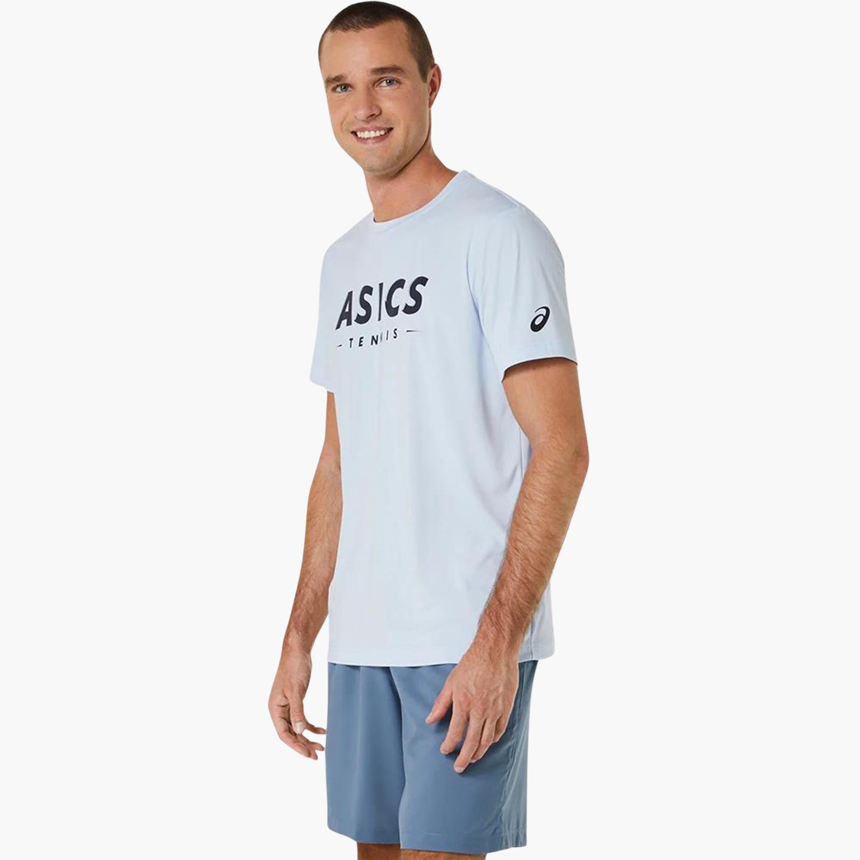Asics Men Court Tennis Graphic Tee