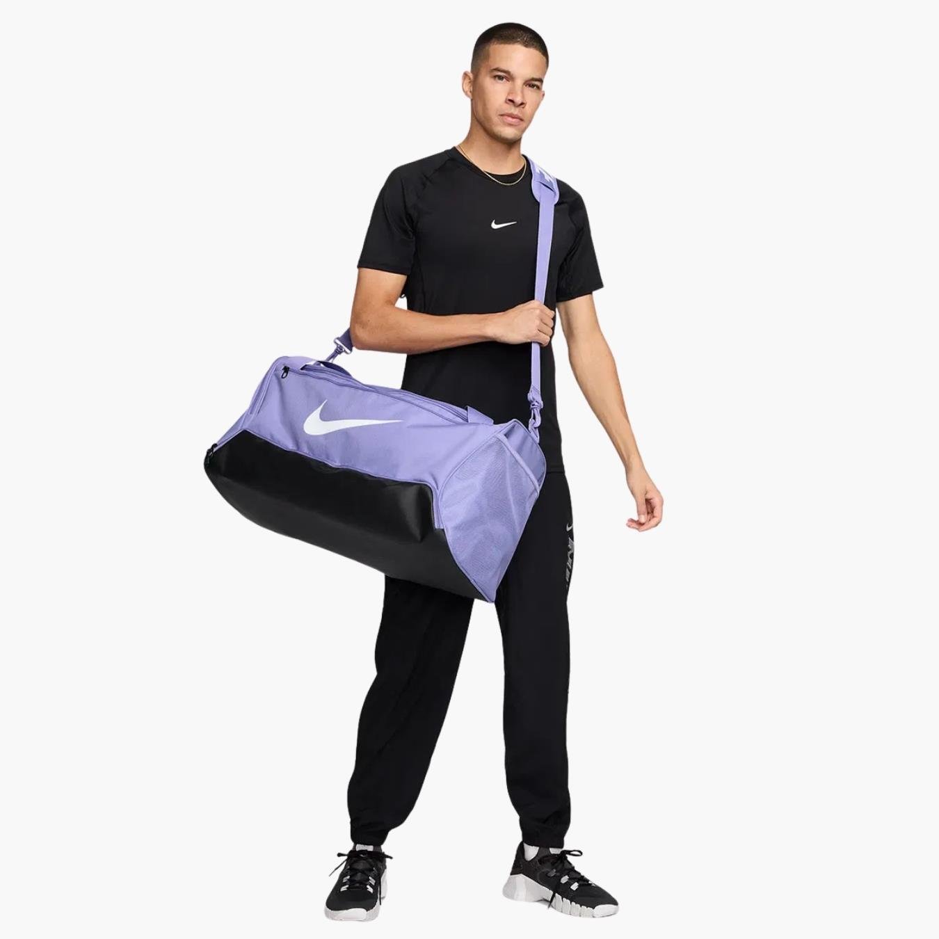 Nike Brasilia 9.5 Antrenman Spor Çantası Orta Boy 60 L - Lila
