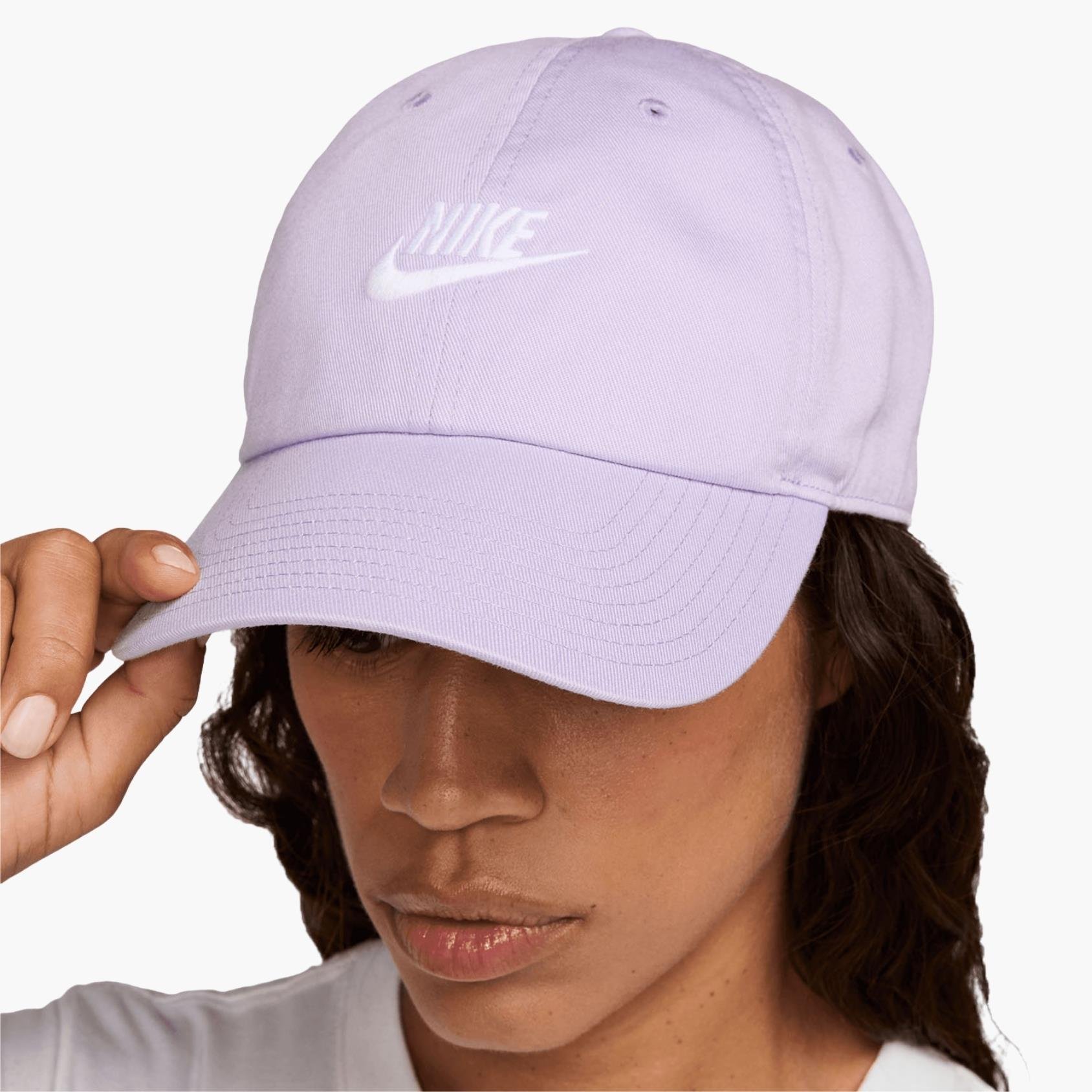 Nike Club Futura Yıkanmış Şapka - Lila