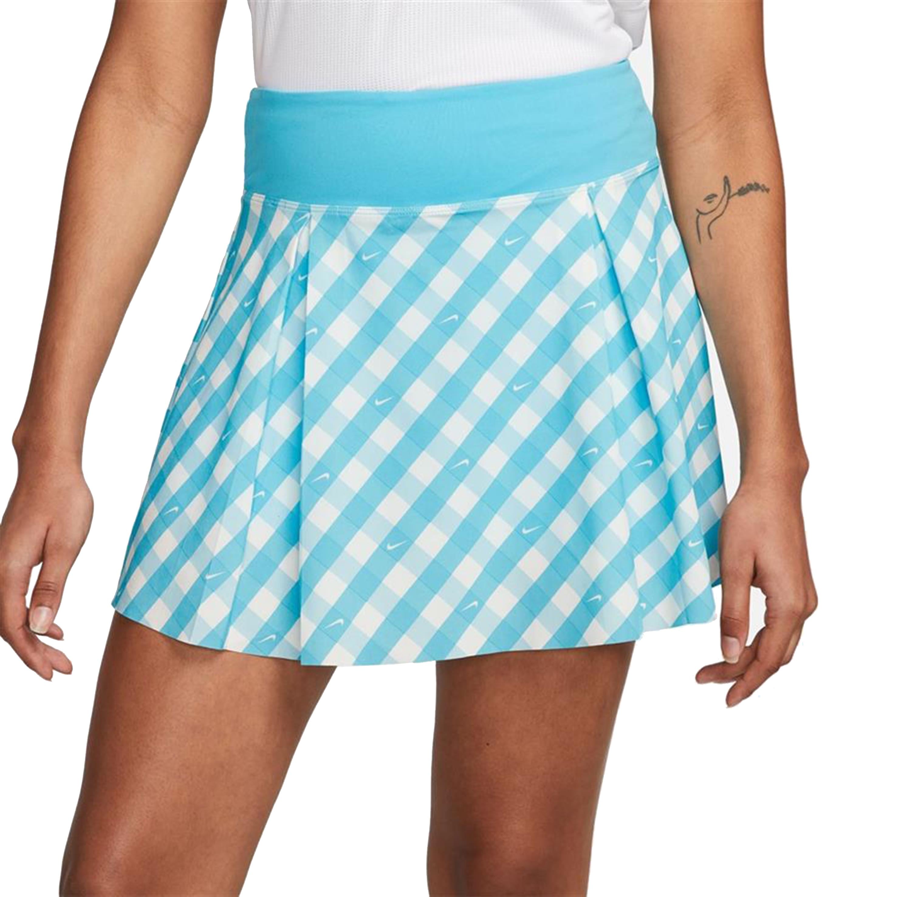 Nike Dri Fit Club Prınted Tenis Eteği