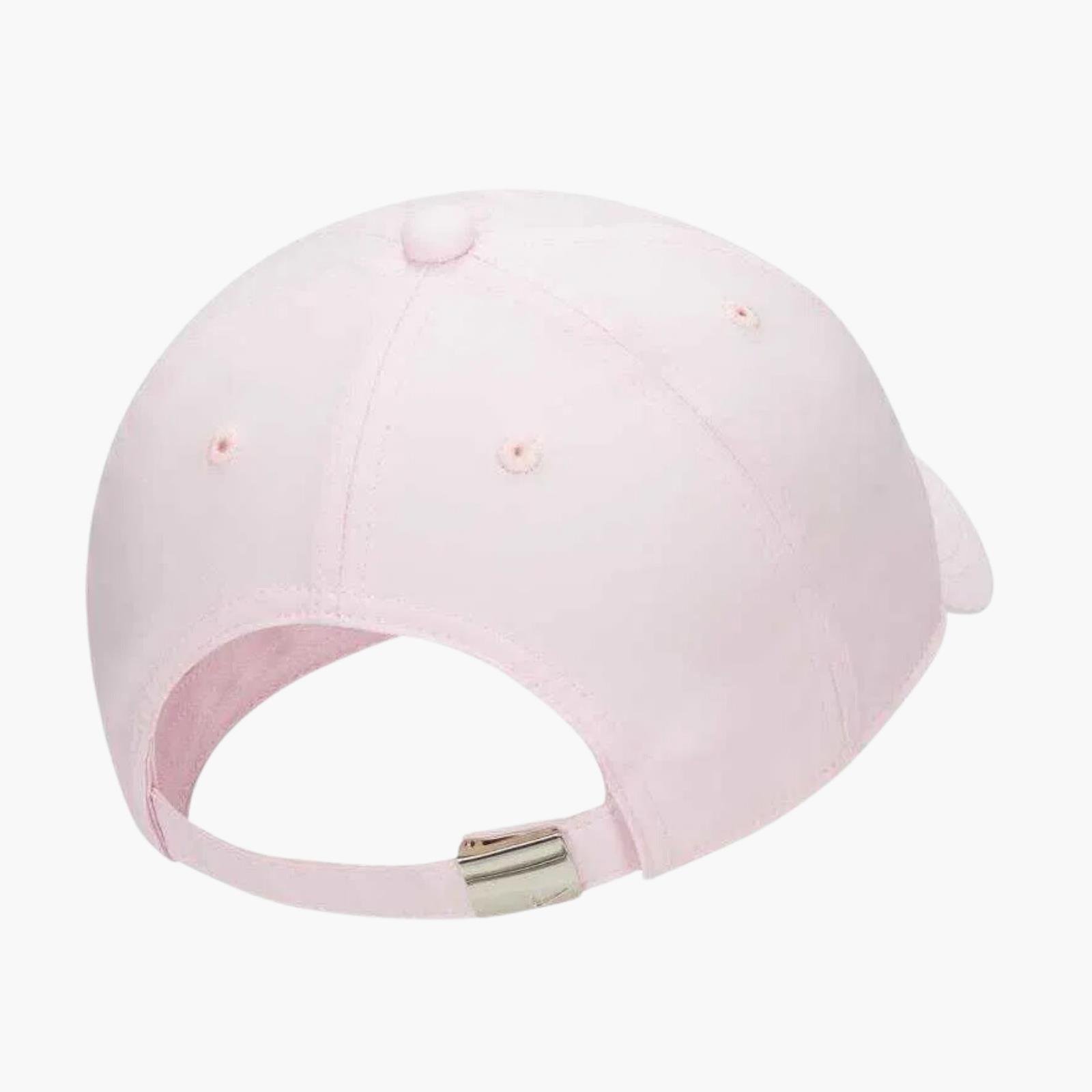 Nike Dri-FIT Club Yumuşak Metal Swoosh Çocuk Şapkası - Pembe