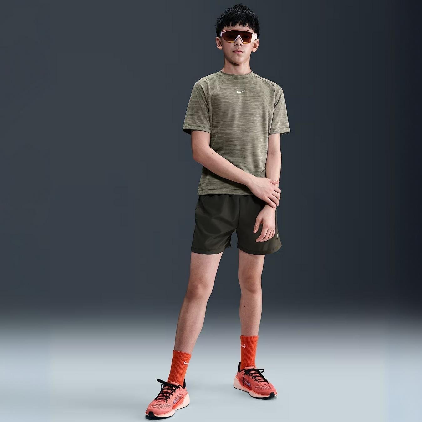 Nike Dri-FIT Multi Genç Çocuk Tişört - Açık Yeşil