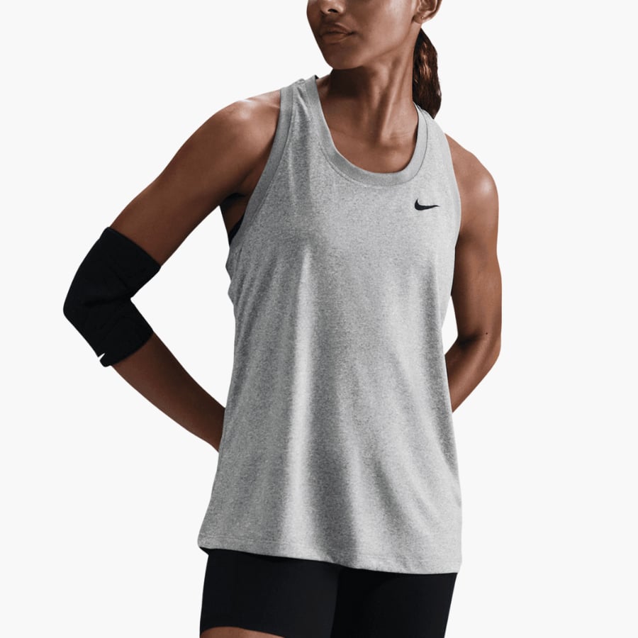 Nike Dri-FIT Racerback Spor Atlet - Koyu Gri