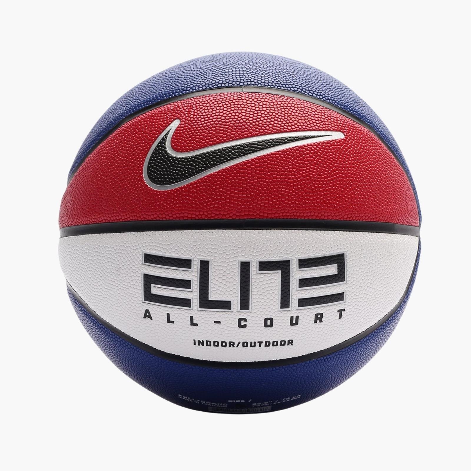 Nike Elite All Court 8P 2.0 Deflated Basketbol Topu - Kırmızı/Mavi