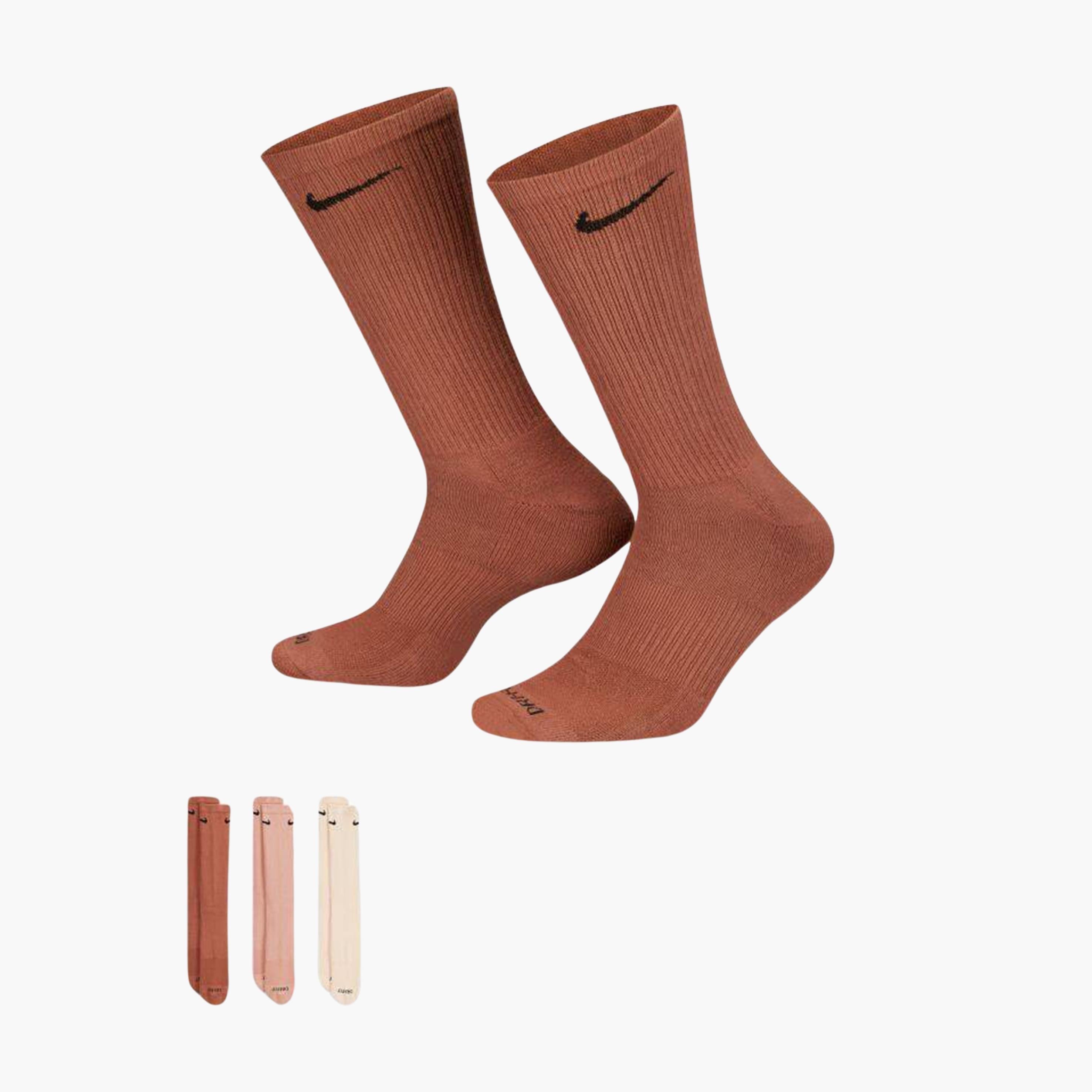 Nike Everyday Plus Cushioned Crew Antrenman Çorabı 3'lü
