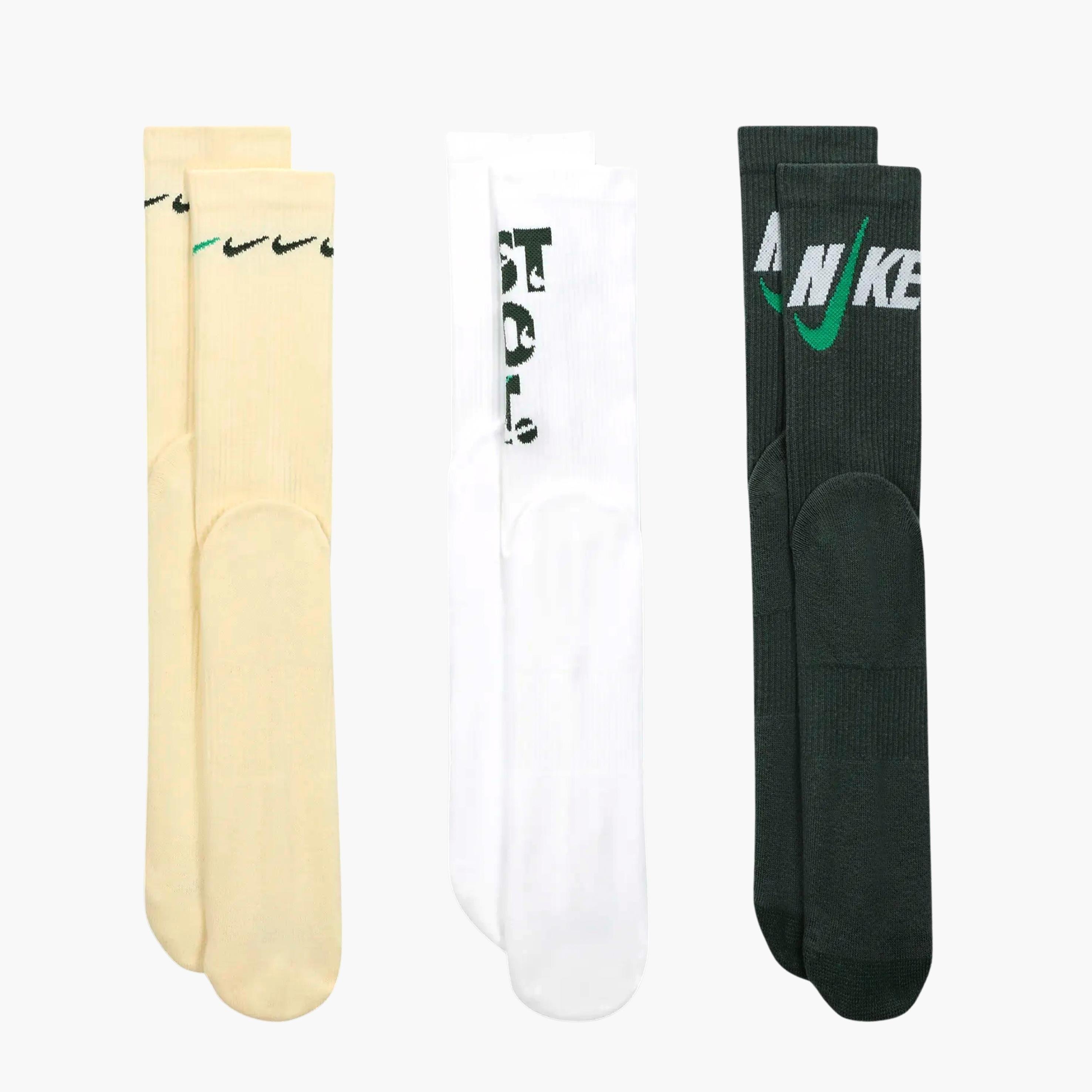 Nike Everyday Plus Cushioned Crew Çorap 3'lü