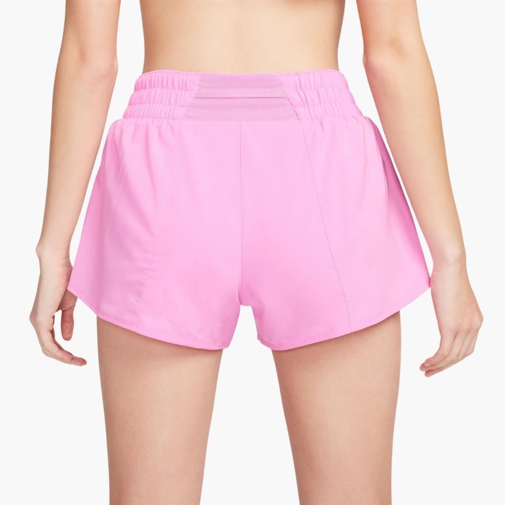 Nike One Dri-FIT Orta Belli Kısa Astarlı Şort 8 cm - Açık Pembe