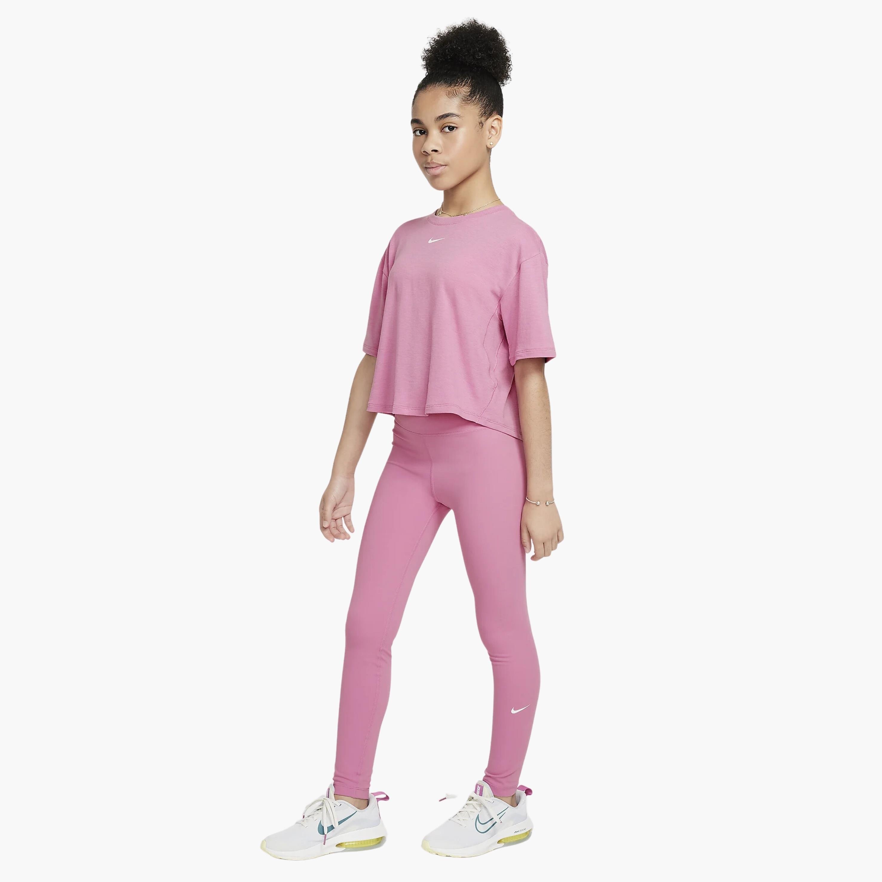 Nike One Dri-FIT Yüksel Bel Genç Kız Taytı