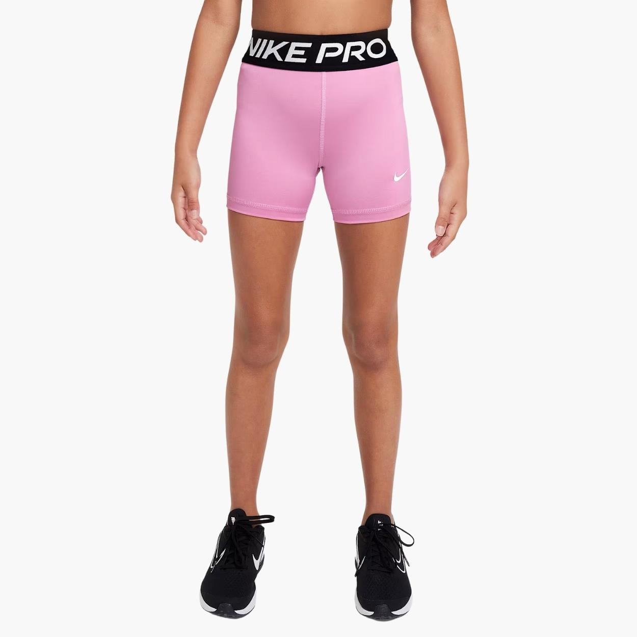Nike Pro Dri-FIT 3'ü 1 Arada 8 cm Genç Kız Şortu - Açık Pembe