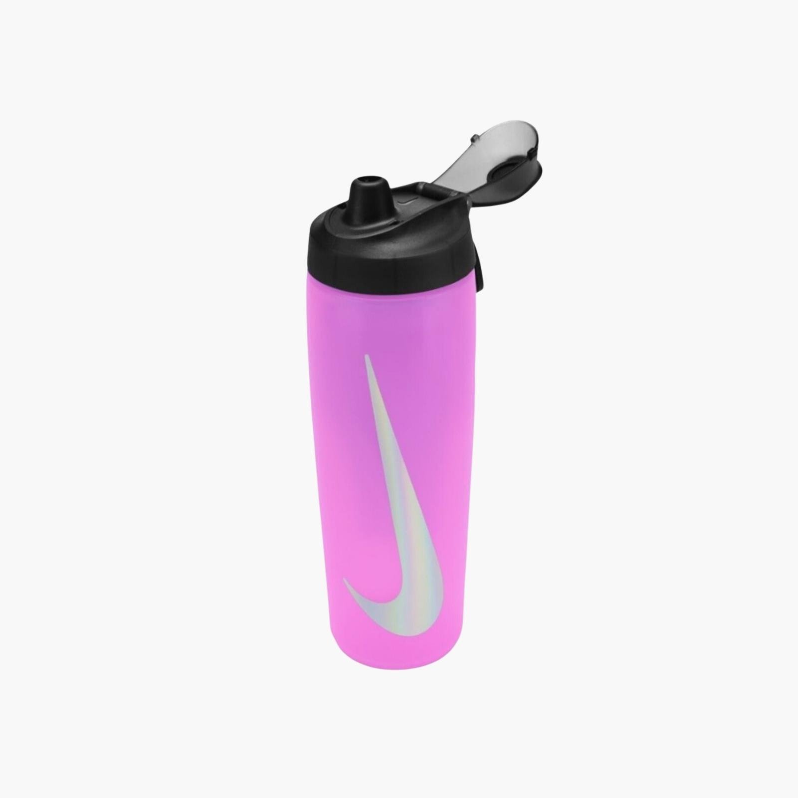 Nike Refuel Bottle Locking Lid 24 Oz (675 ml) Suluk - Pembe