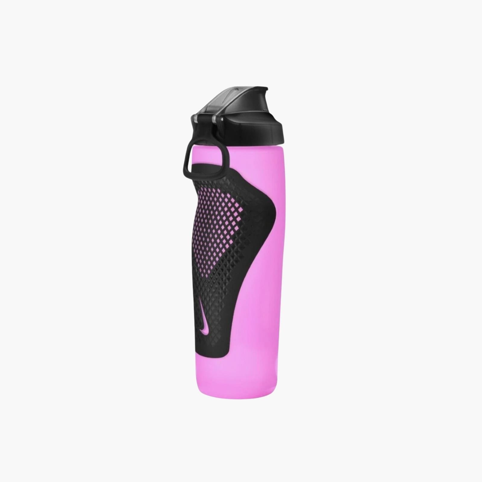 Nike Refuel Bottle Locking Lid 24 Oz (675 ml) Suluk - Pembe
