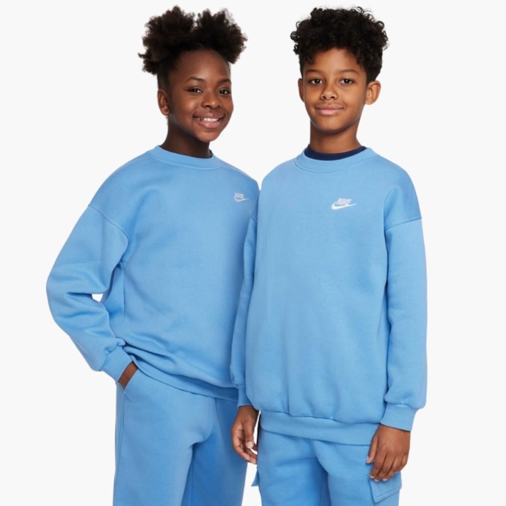 Nike Sportswear Club Fleece Genç Çocuk Sweatshirt - Mavi