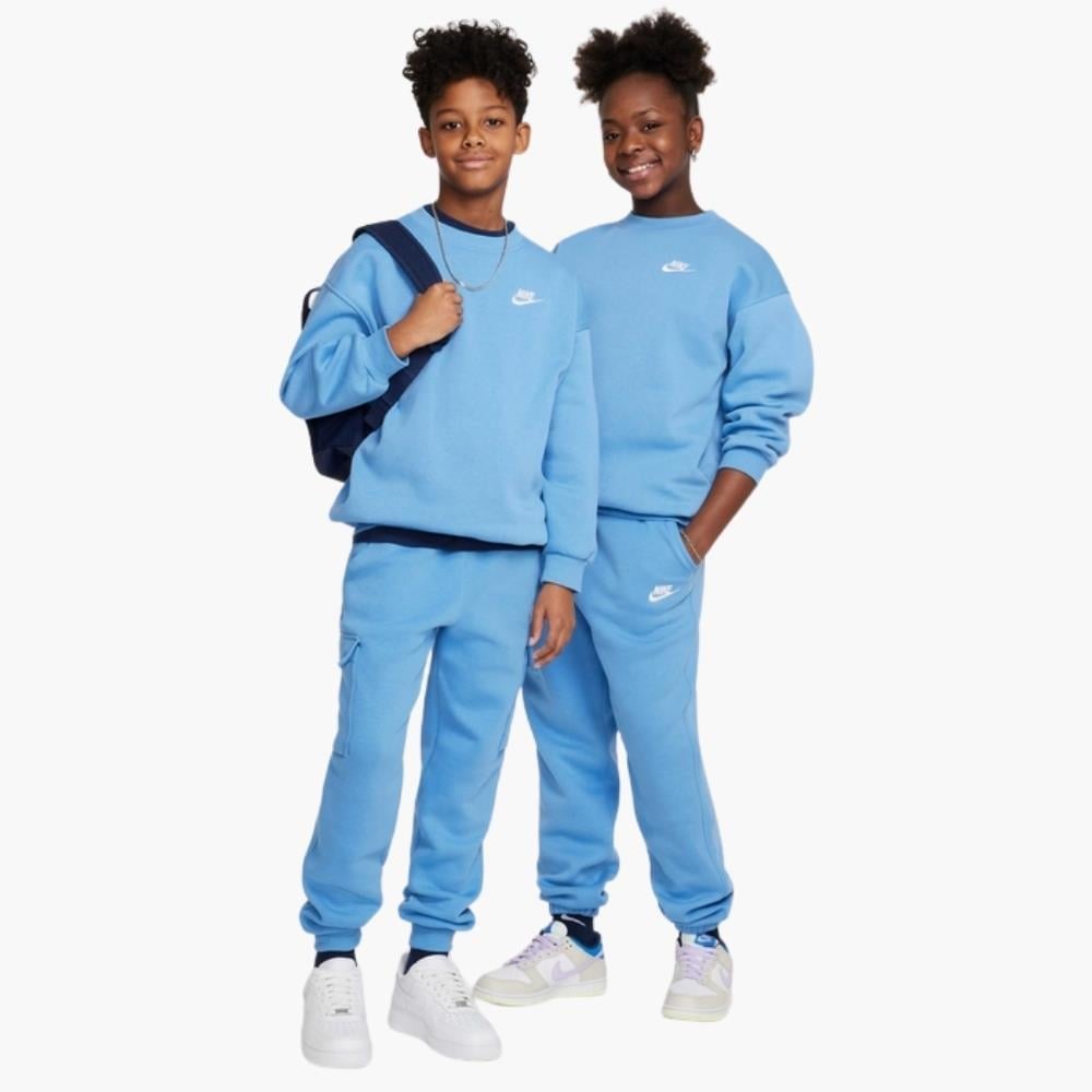 Nike Sportswear Club Fleece Genç Çocuk Sweatshirt - Mavi