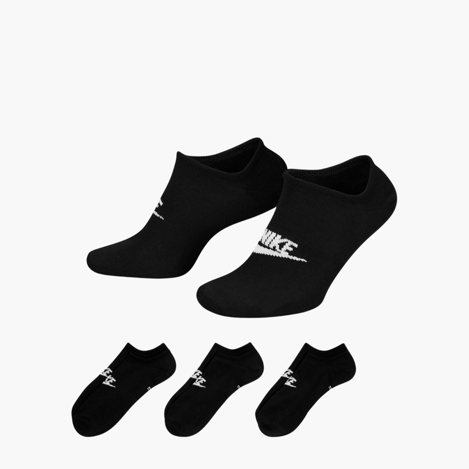 Nike Sportswear Everyday Essential No-Show Unisex 3'lü Çorap