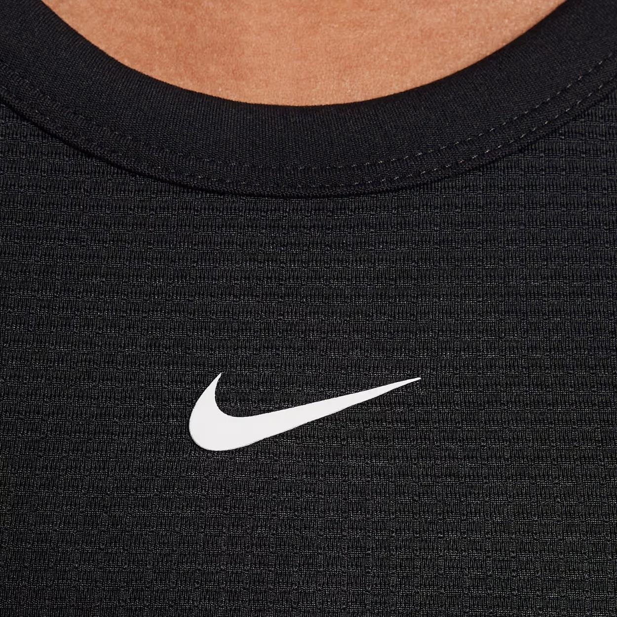 Nike Yüksek Yakalı Genç Kız Atleti - Siyah