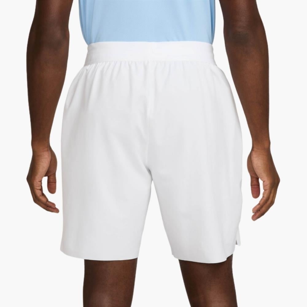 NikeCourt Advantage Dri-FIT 20 cm Tenis Şortu - Beyaz