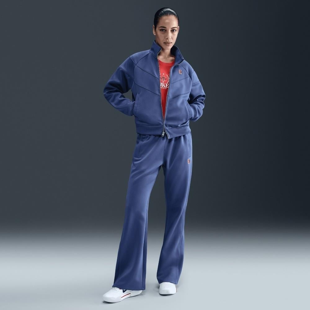 NikeCourt Heritage Windrunner Normal Belli Tenis Eşofman Altı - Lacivert