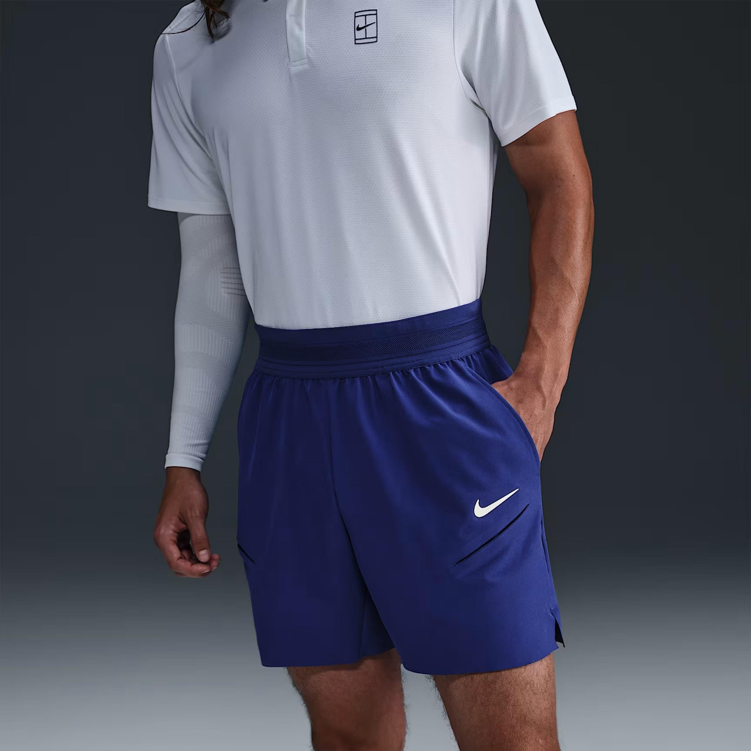 NikeCourt Slam Dri-FIT Erkek Tenis Şortu