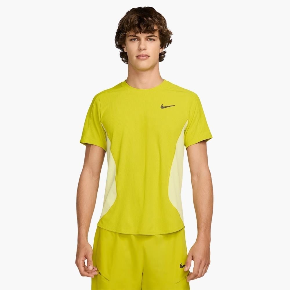NikeCourt Slam Dri-FIT Tenis T-Shirt - Sarı