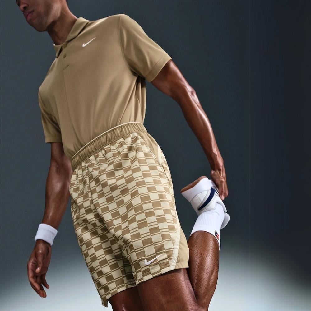 NikeCourt Victory 23 cm Tenis Şortu - Haki