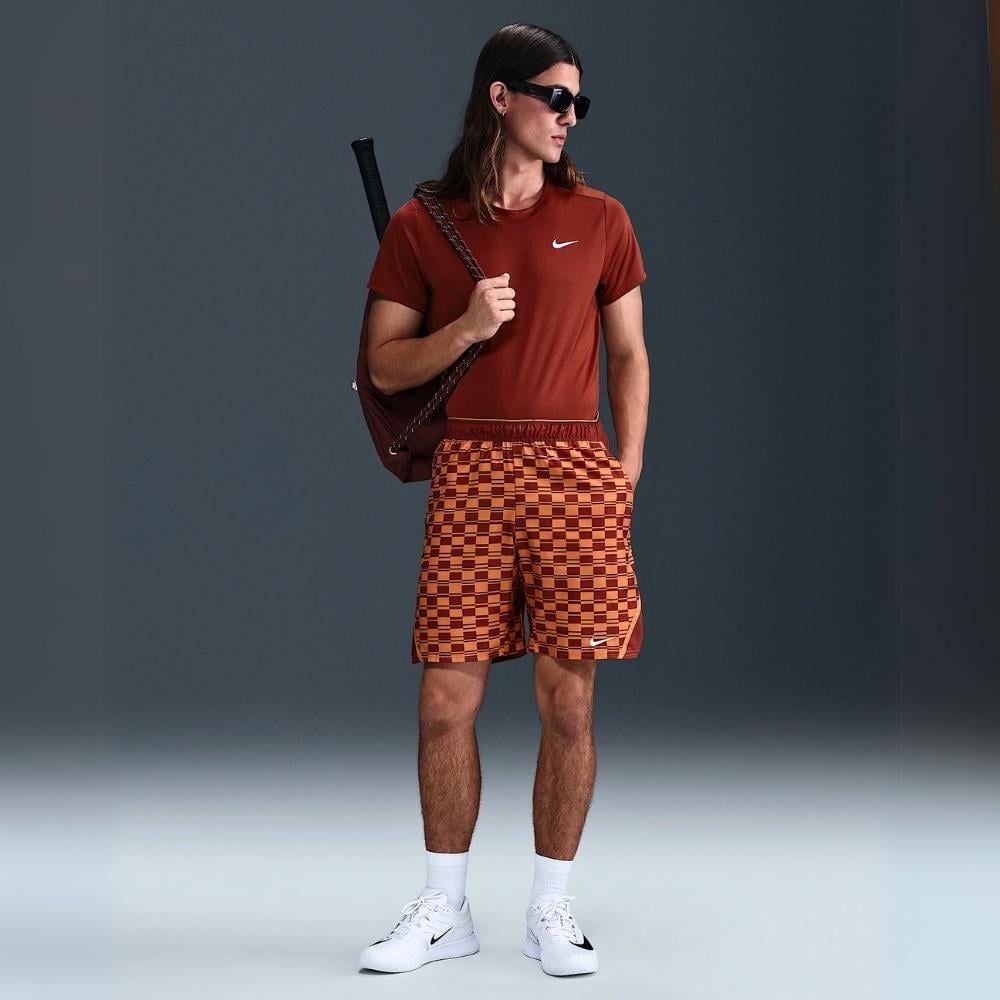 NikeCourt Victory 23 cm Tenis Şortu - Turuncu